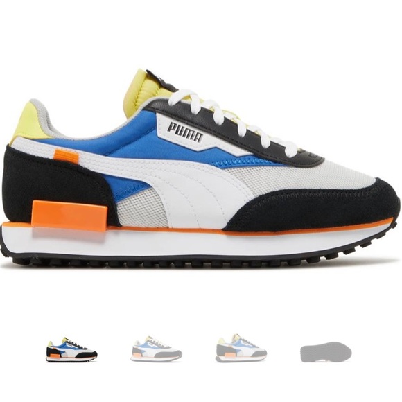 Puma Other - NEW Puma Sneakers Future Rider Splash,Jr Gray Violet-Victoria Blue